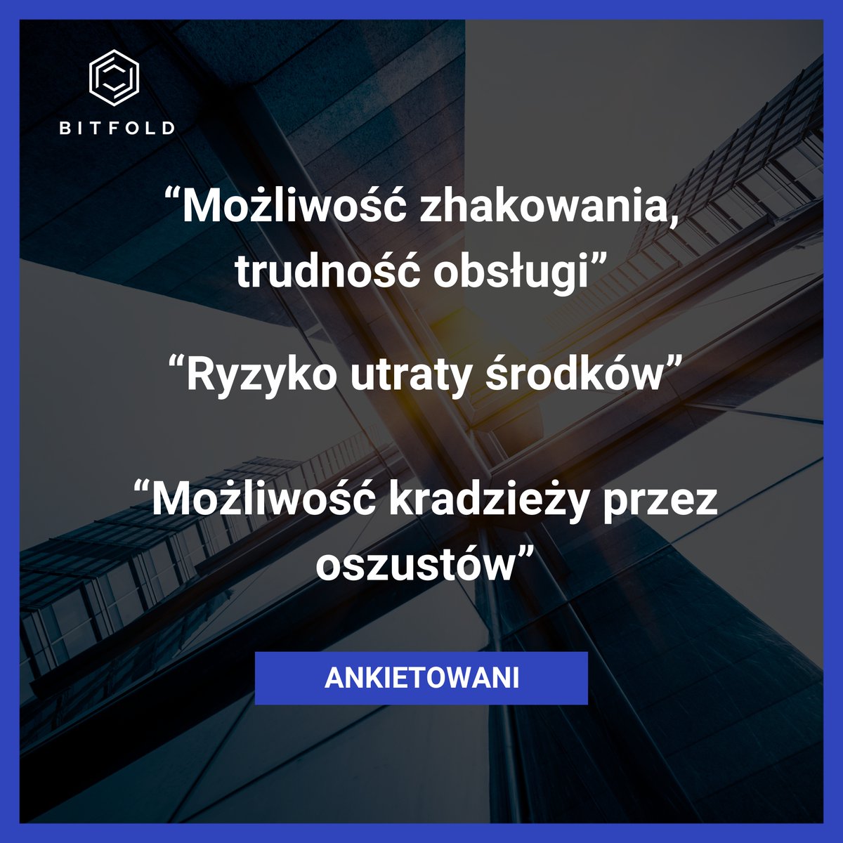 Bitfold's tweet image. 🛡️Bezpieczeństwo!🛡️

🚨To kolejny obszar, który wskazywali ankietowani pytani o problemy dostrzegane w portfelach kryptowalutowych.

A jak BITFOLD wypada w tej kategorii?! 🤔

✅ Przechowywanie kluczy prywatnych
🔑Twoje klucze prywatne są przechowywane w bezpiecznym module, który…