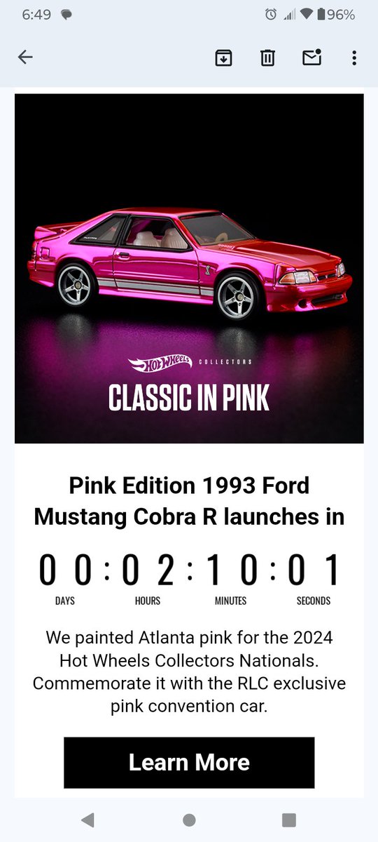 one64project's tweet photo. Umm. I cannot wait to get this one. This Mustang right here.
.
#one64project #pinkmustang #hotwheels #toycars #diecast https://t.co/rd0MmFt7V7
