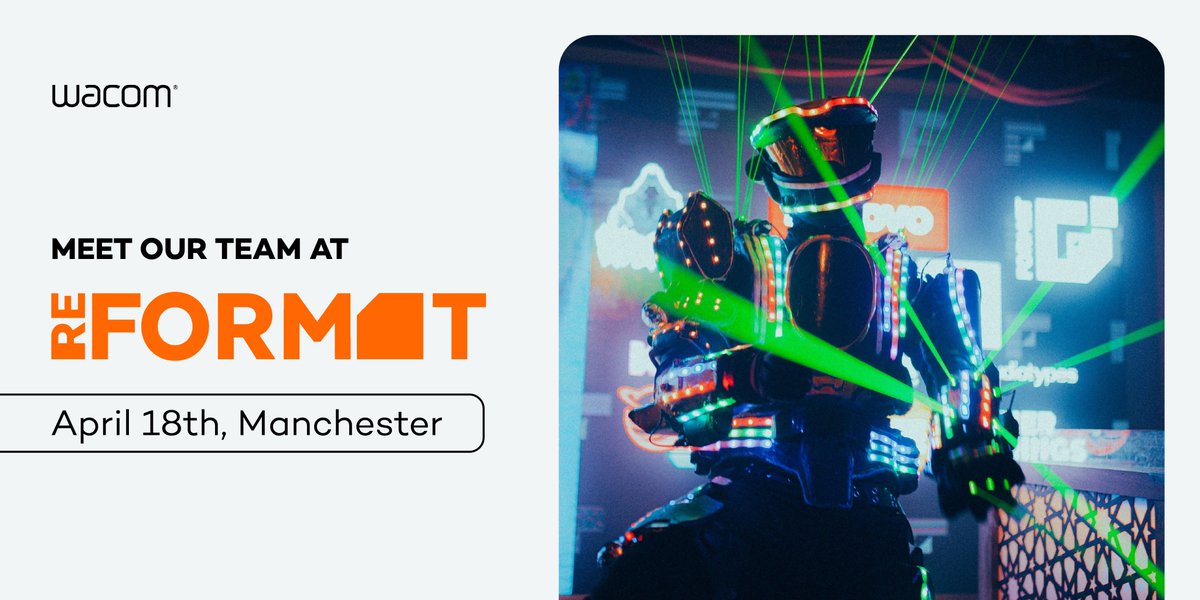 The upcoming @FormatGG event in Manchester on April 18th is officially SOLD OUT! We're thrilled that Wacom will be there for an unforgettable night of networking with the gaming industry and community! For more information, visit > format.gg #Formatgg24