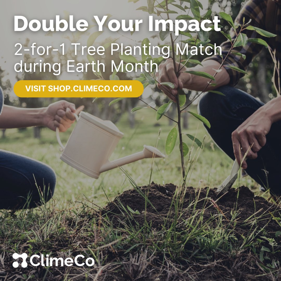Take advantage of our 2-for-1 tree planting match! Every dollar spent plants TWO trees in one of our #RestorationProject locations: Haiti, Honduras, Indonesia, Kenya, Madagascar, Mozambique, Nepal, or the Philippines. Plant Trees: bit.ly/3uYs7bA
