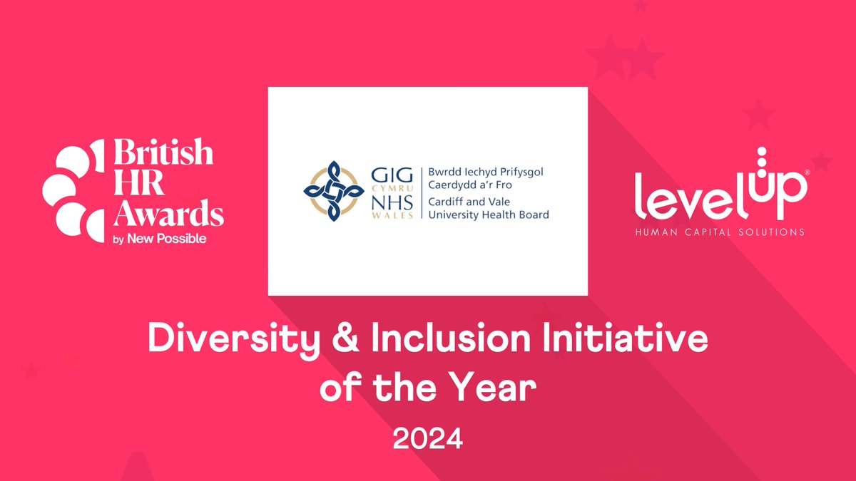 BritishHRAwards's tweet photo. Securing a healthy win in the ‘Diversity &amp; Inclusion Initiative of the Year’ category sponsored by @leveluphcs, is @CV_UHB, congrats! #HR #People #Awards https://t.co/pfoymBHHxu