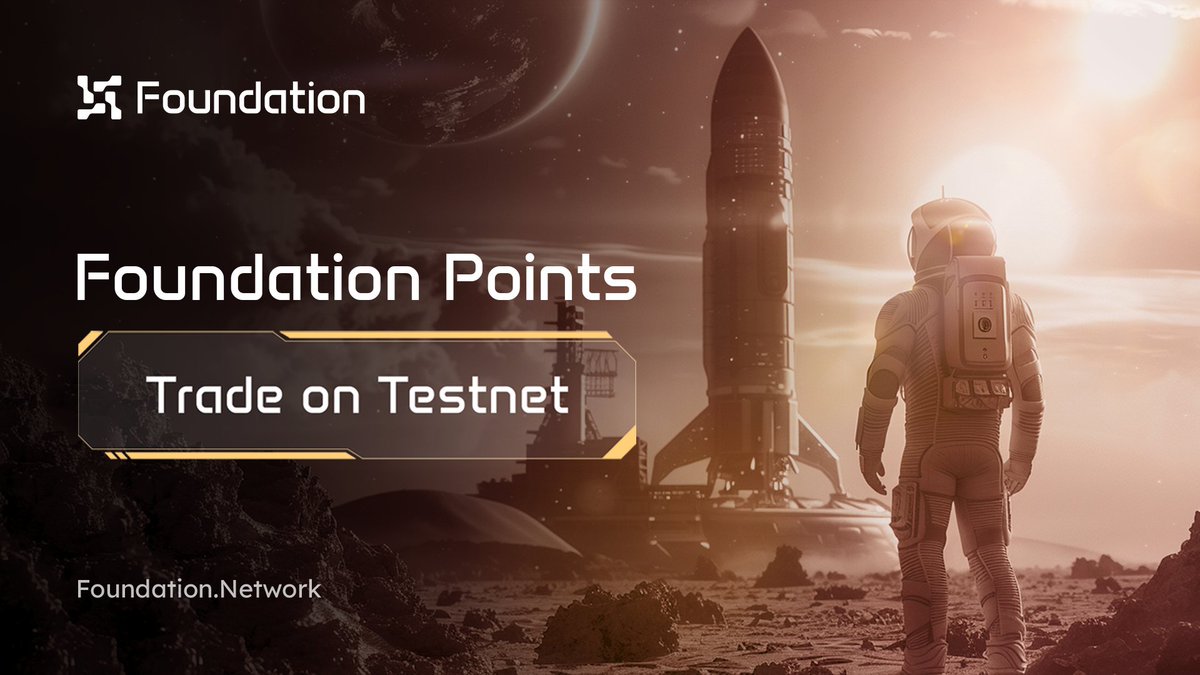 Trading on Testnet is one of your best chances to earn Foundation Points, with 4 earning options available on 22th April. Now, let’s figure out how to participate and maximize your points: 👉Let’s go through the reward mechanism for testnet trades first: ✅5 FP for every trade