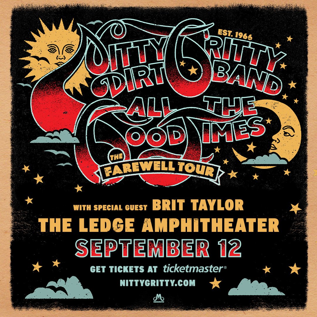 ANNOUNCING the Nitty Gritty Dirt Band! Sept 12, 2024 VENUE PRESALE: ticketmaster.com/event/0600608B… Thurs, April 18th 10AM - 10PM. Venue Presale available by signing up to our newsletter at theledgeamp.com/newsletter GENERAL PUBLIC ONSALE Fri, April 19th at 10AM ticketmaster.com/event/0600608B…