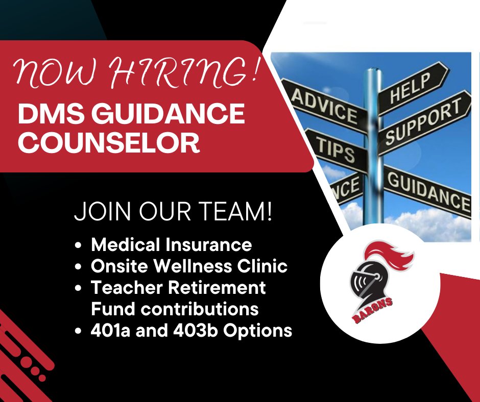 📢 Exciting news! DeKalb Middle School is in search of a dedicated guidance counselor. If you have a heart for guiding students through their journey and reaching their potential, seize this chance! Apply today at dekalbcentral.tedk12.com/hire/ViewJob.a….
 #Hiring #GuidanceCounselor