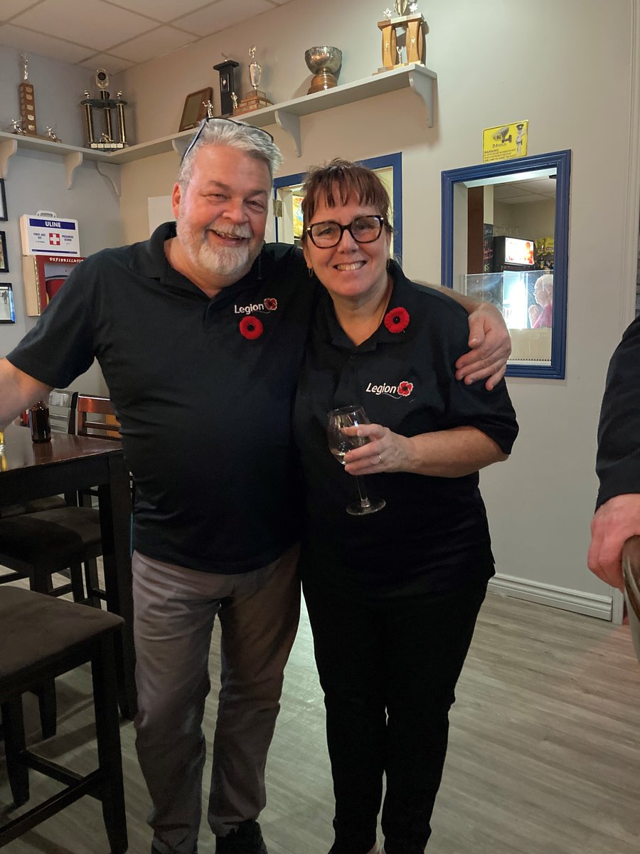 Around this time, we ask our Legion community to share with us the stories of amazing Legion volunteers. The ones who lift their communities up and make a difference. This is one such story from Auclair Branch 121, Otterburn Park, Québec. “ Alain Dugas and Elizabeth Donaldson
