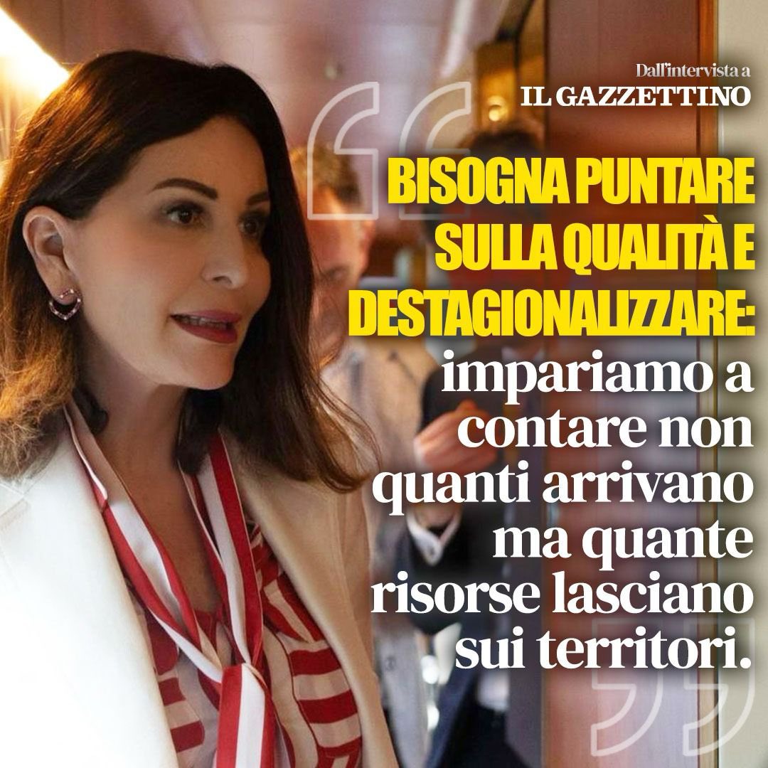 Nell’intervista a Il Gazzettino la mia opinione sul ticket d’ingresso a Venezia e non solo 👉 ministeroturismo.gov.it/intervista-gaz…