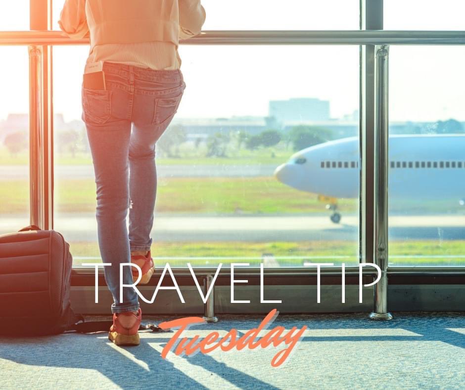 Remember to bring snacks and a refillable water bottle, and give yourself plenty of time before your flight. This way, you'll have enough time to grab a snack or drink at the airport if needed.  #traveltiptuesday #exploremore #m2ctravels