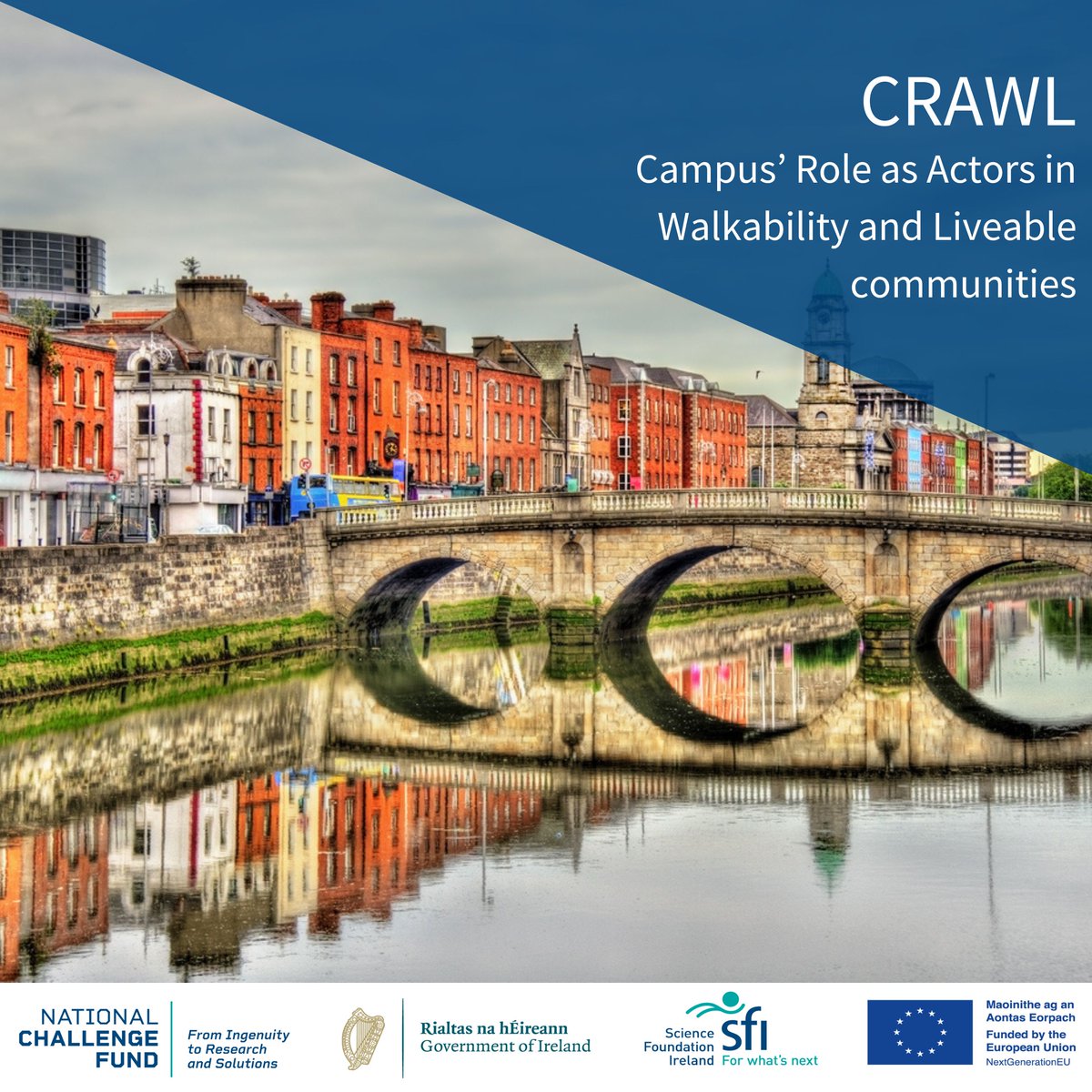 .@TUDublin_CRAWL is a #NationalChallengeFund project that aims to make @WeAreTUDublin's campus locations and their surrounding neighbourhoods more walkable and liveable. This project is on display at @TRA_Conference this week. See:sfi.ie/challenges/sus… #NextGenerationEU #TRA24