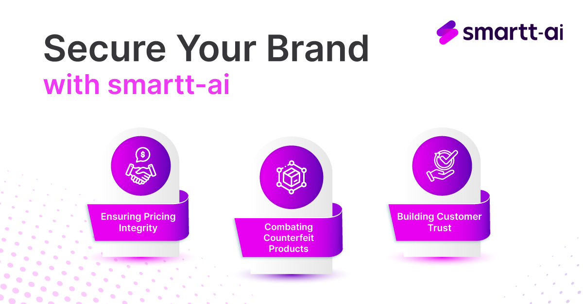Worried about maintaining pricing integrity and combating counterfeit products? smartt-ai's brand protection services safeguard your brand's reputation and ensure a secure online environment for your customers. Protect your brand with smartt-ai! 🔒#brandprotection #marketplace