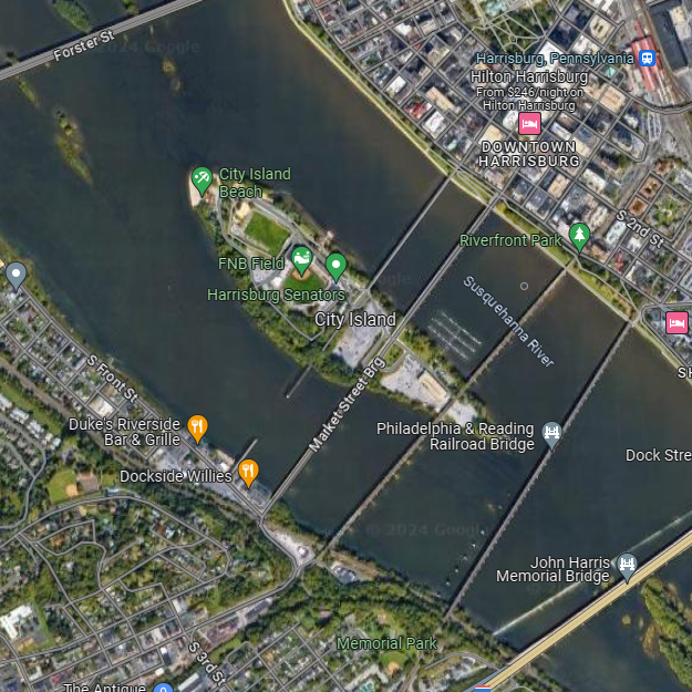 milesintransit1's tweet image. I love when river cities have a little bonus island