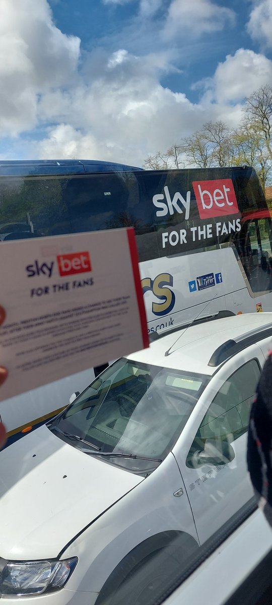 FlukePlayz's tweet photo. On the way to St Marys Stadium @SkyBet #FORTHEFANS https://t.co/z07CbZEcKU