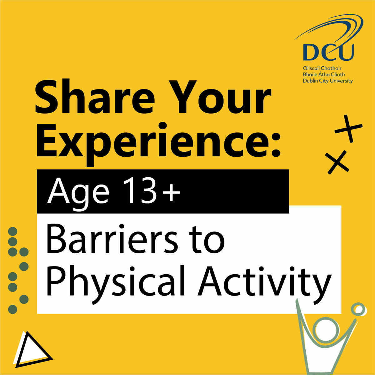 📢We want to hear from you 📢 We are seeking participants age 13+ to share their experiences on the barriers to physical activity and engagement for people who are blind or vision impaired. For more information, or to sign up for the focus groups👉 visionsports.ie/physical-activ…
