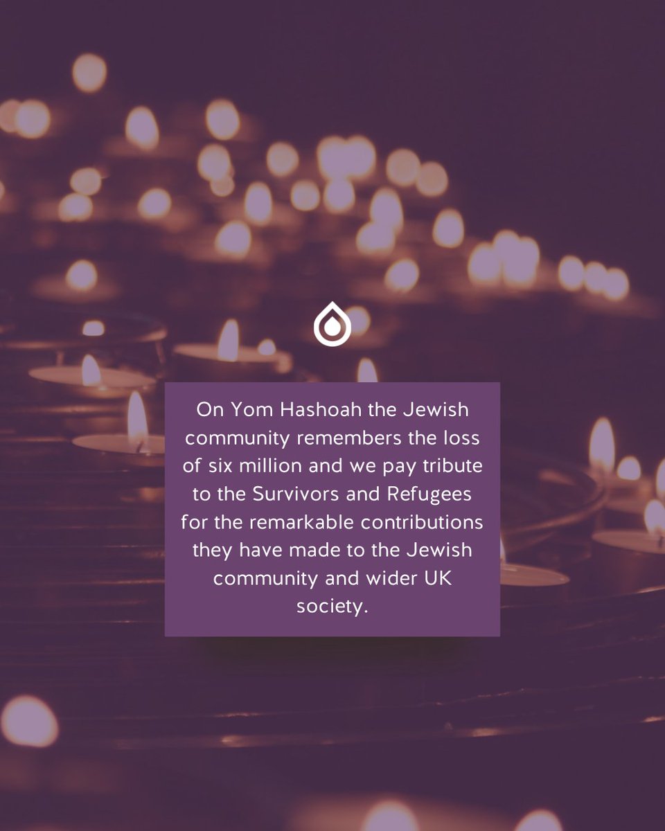 Yom HaShoah is the annual Jewish remembrance day for victims of the Holocaust. 🕯️ We are proud to support @yomhashoahuk and stand together to honour the memories of all those who perished in the Holocaust. #WeRemember #YomHashoah #NeverForget