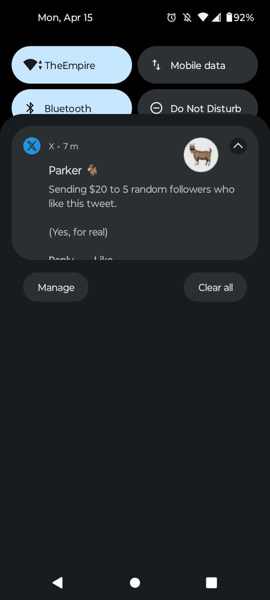 jhopetheginger's tweet photo. @DotComParker #notifgang Got to be ready for by our tweets at all times lol. $bamafan4lyfe18 https://t.co/5tDL2h5zuP