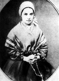 'Love overcomes, love delight. Those who love the Sacred Heart rejoice. Jesus, my God, I love you above all things.' ~ St. Bernadette Soubirous