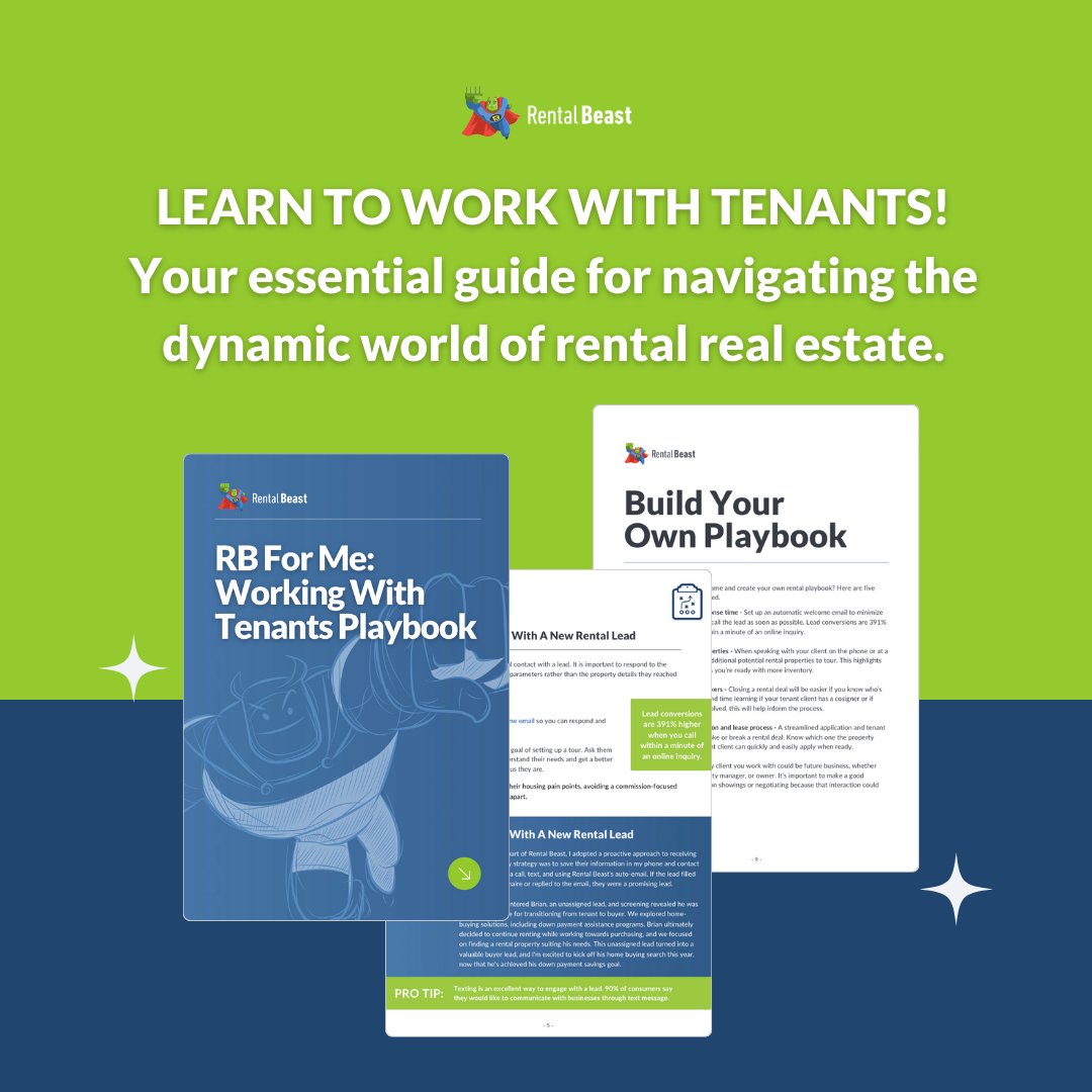 RentalBeast's tweet photo. Whether you're a pro or just starting out, this essential guide crafted with @jalexandregrp has got you covered. Dive into proven strategies to ace tenant relationships and elevate your rental game! 

Get the playbook 👉 https://t.co/VpPcXEbMoJ

#rentals #realestate #playbook https://t.co/r5kG176Oze