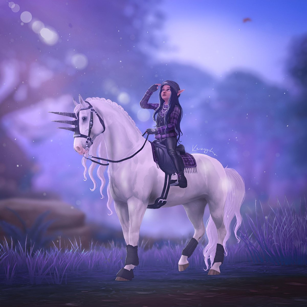 Kezyho's tweet photo. " Chère petite moi tu as fait ce que tu veux de toi, chère petite moi soit fière d'être devenu moi" 🌌
_LP
@StarStable
#starstable #sso #ssoedit #horse #digitalart #WomensArt https://t.co/GPtn1XoORP