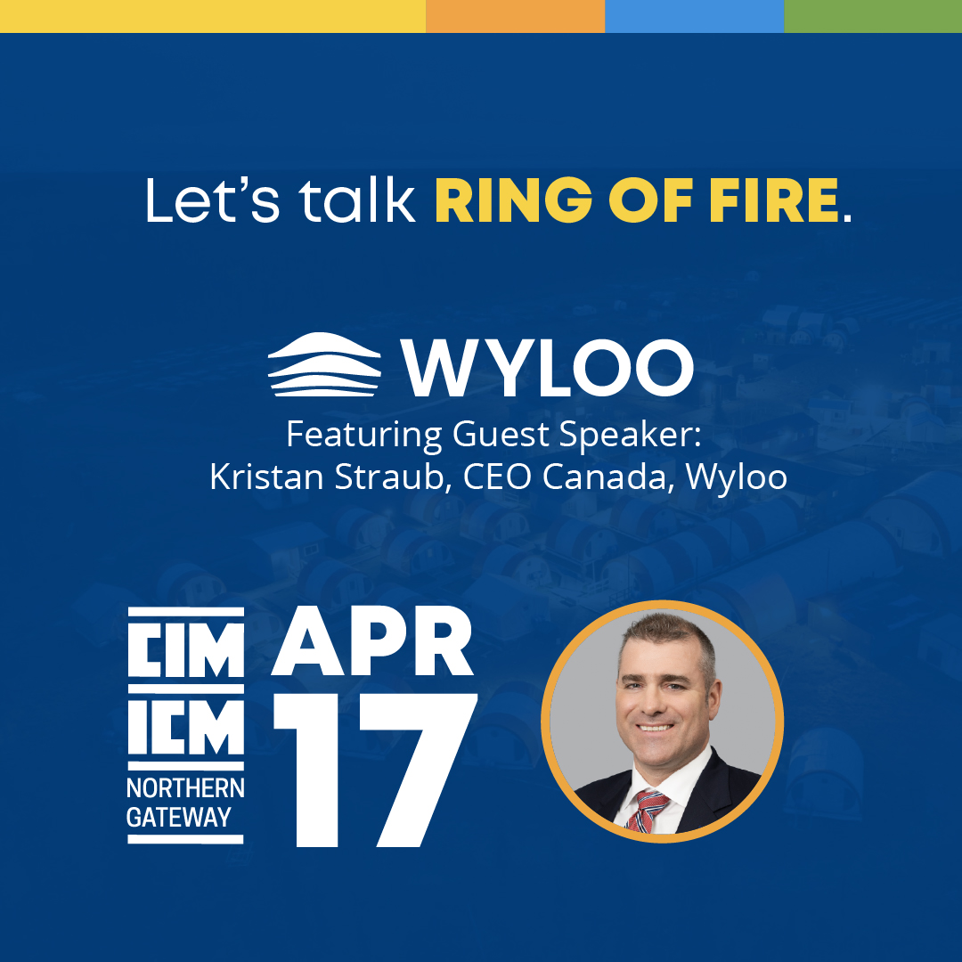 Get your ticket for CIM Northern Gateway's luncheon on April 17th at 11:30 am, hosted at The Davedi Club. Discover how Wyloo is progressing with groundbreaking projects like the Eagle’s Nest in Canada's northern Ontario Ring of Fire region. eventbrite.ca/e/cim-northern…