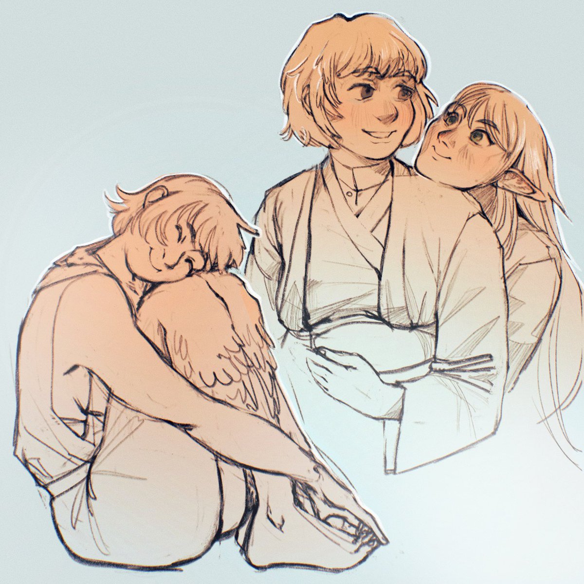 no thoughts just falin smiling #farcille #dungeonmeshi