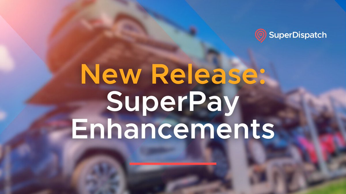 Discover SuperPay: The Ultimate Auto Transport Payment Solution Whether you're a carrier awaiting compensation or a shipper seeking streamlined transactions, SuperPay is your key to hassle-free payments. bit.ly/3Q1YsoX #AutoTransport #PaymentInnovation #SuperPay