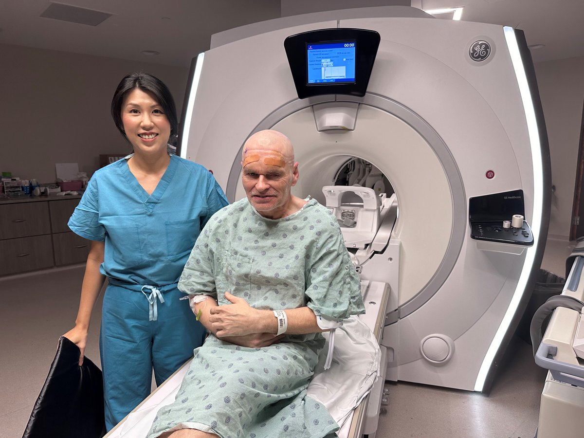 sentarahealth's tweet photo. Norfolk native battled hand tremors for years. Now, thanks to Sentara's focused ultrasound treatment, he can perform daily tasks on his own again, like showering and shaving. Click the 🔗: https://t.co/N0UAlsrfsg to read more. #SentaraStories #FUS #tremortreatment https://t.co/NYNpkXYEfu