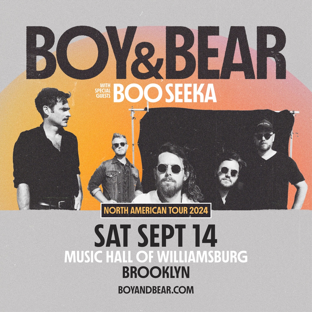 JUST ANNOUCNED: @boyandbear come to Williamsburg this Fall, 9/14 save the date! tix are on sale Friday 10am