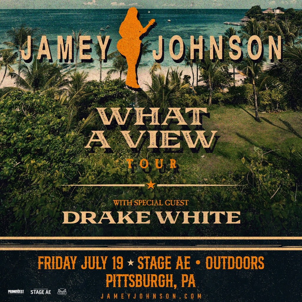 🔥 NEW SHOW 🔥 🎶 @Jamey_Johnson - What A View Tour 🗓 Friday, July 19th - Outdoors! 🎫 Promoter presale begins Thursday with code INCOLOR 🔗 promowestlive.com/pittsburgh/sta…