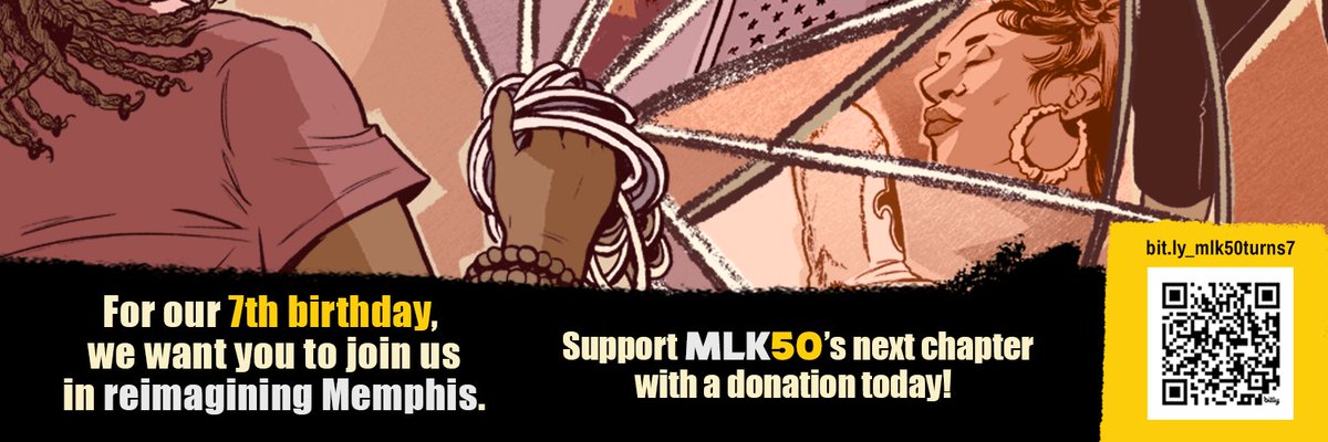 We are going into our next chapter fueled by the last seven years of love and struggle because we believe Memphis deserves more of our journalism.

Will you help us meet this moment by donating $7, $77 or $777 to MLK50’s birthday campaign?

bit.ly/mlk50turns7