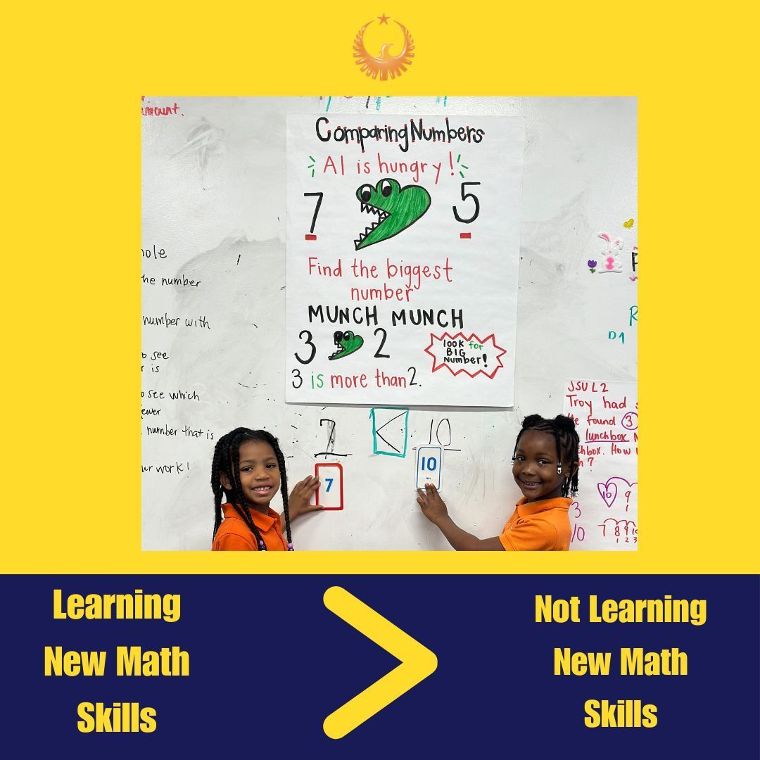 The only comparison we do is in math. 🔢  #ComparingNumbers #GreaterThanSign #LessThanSign #EqualToSign #ILoveMath #ResurgenceHall #CharterSchool