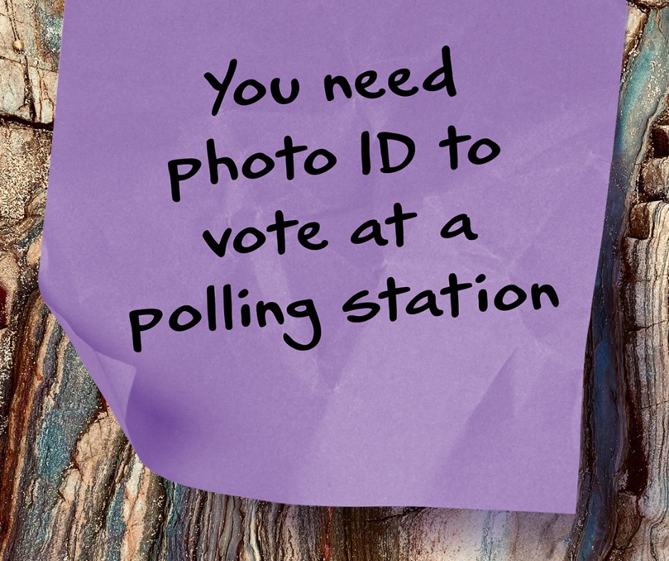 Elections are taking place across England on 2 May. No ID? You’ll need it if you want to vote at a polling station. Apply for free voter ID now ow.ly/4qUZ50RaoYx