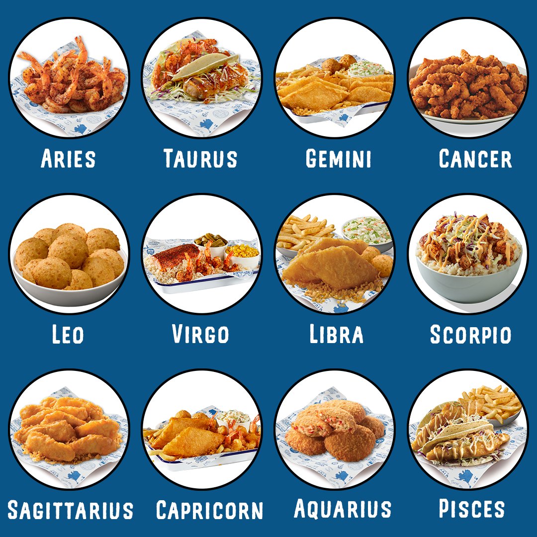 Allow the cosmic alignment of the stars to guide your lunch choice today. What is your sign? 🌟