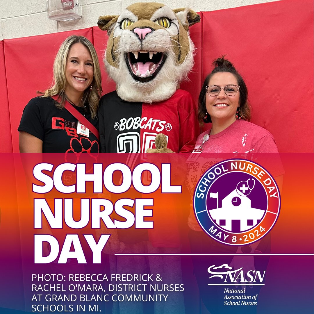 #SchoolNurses, grounded in ethical and evidence-based practice, advance the well-being, academic success, and life-long achievements of all students! Celebrate #SND2024 on May 8. schoolnurseday.org. @GBCSBobcats