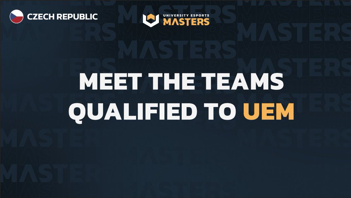 UNIVERSITY Esports Masters 🇪🇺 tweet media