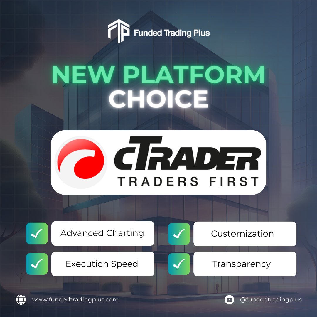 CTRADER IS HERE! 🔥⁠ ⁠ Some of you will be glad to hear that cTrader is now available for ALL non-USA clients! 📈 ⁠ ⁠ For those in the USA, don't worry, we have not forgotten about you. We are running a month-long promotion on ALL platforms. ⁠ ⁠ 💸10% Discount⁠ 💰 85%