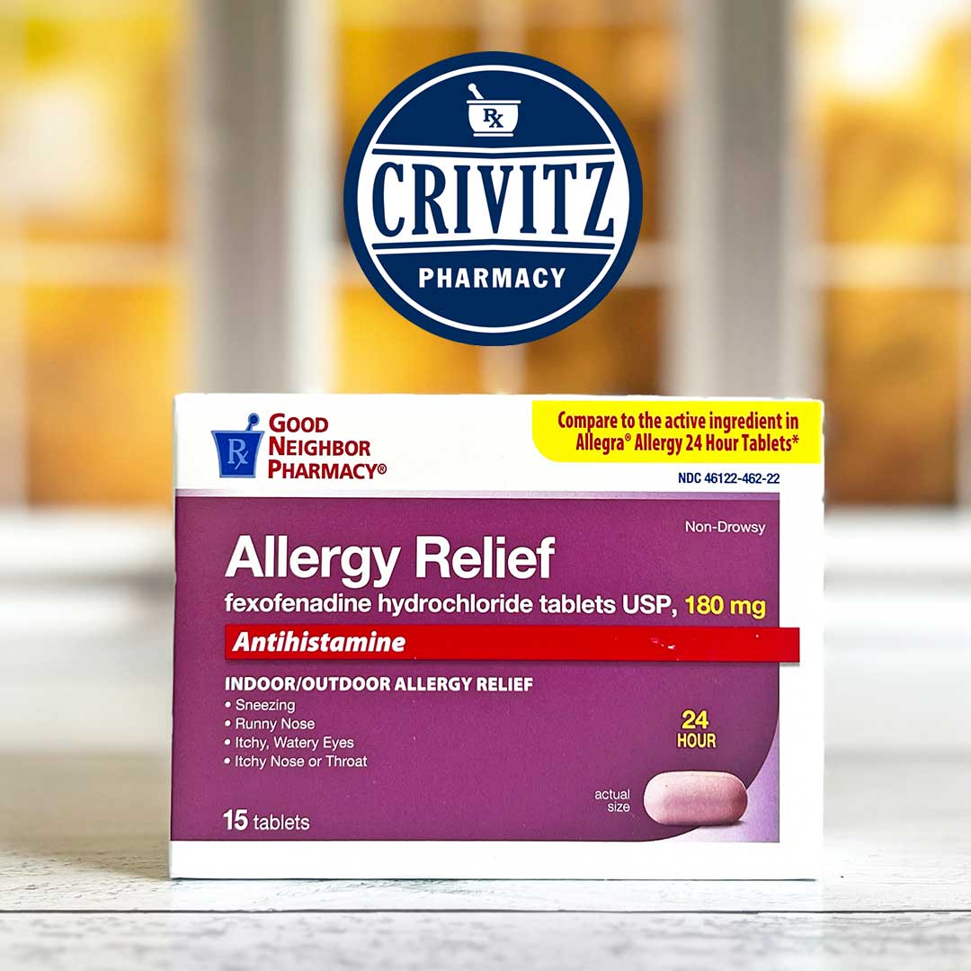 Spring is in the air... and so are allergies. 🤧

We can help! Stop in and speak with your Crivitz Pharmacy pharmacist to learn more about over-the-counter options that can help you find relief!

#crivitzpharmacy