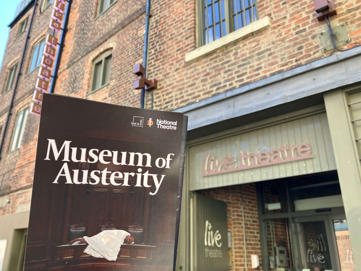 Museum of Austerity at @LiveTheatre this week. Every time I see this chilling image it reminds me of Errol Graham, and his horrific ordeal. Every minute of it caused by #DWP. Please do visit this week to watch our mixed reality exhibition in Newcastle: live.org.uk/index.php/what…