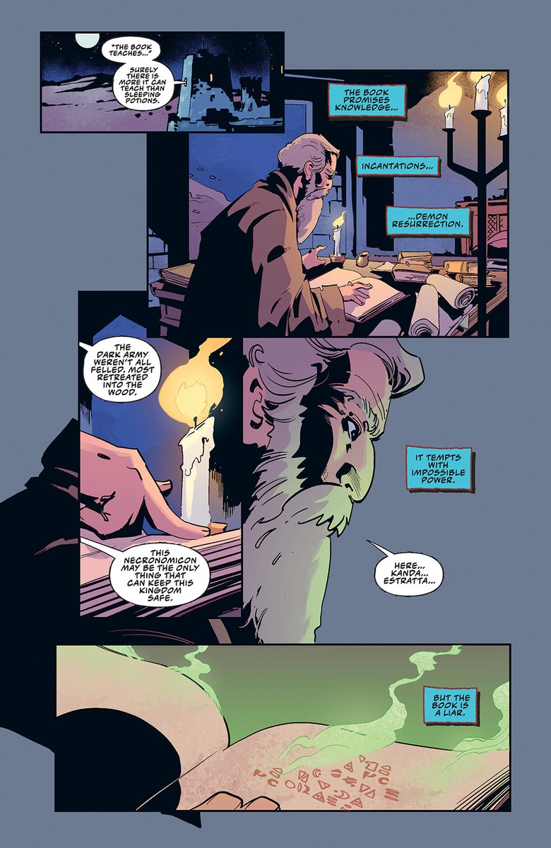 DynamiteComics's tweet photo. In stores this week, Army of Darkness Forever #7 from Tony Fleecs and Pop Mahn. Here’s a look inside.

#armyofdarkness #tonyfleecs #popmahn

https://t.co/JUifnQoN3N https://t.co/EUZnBMhSWL