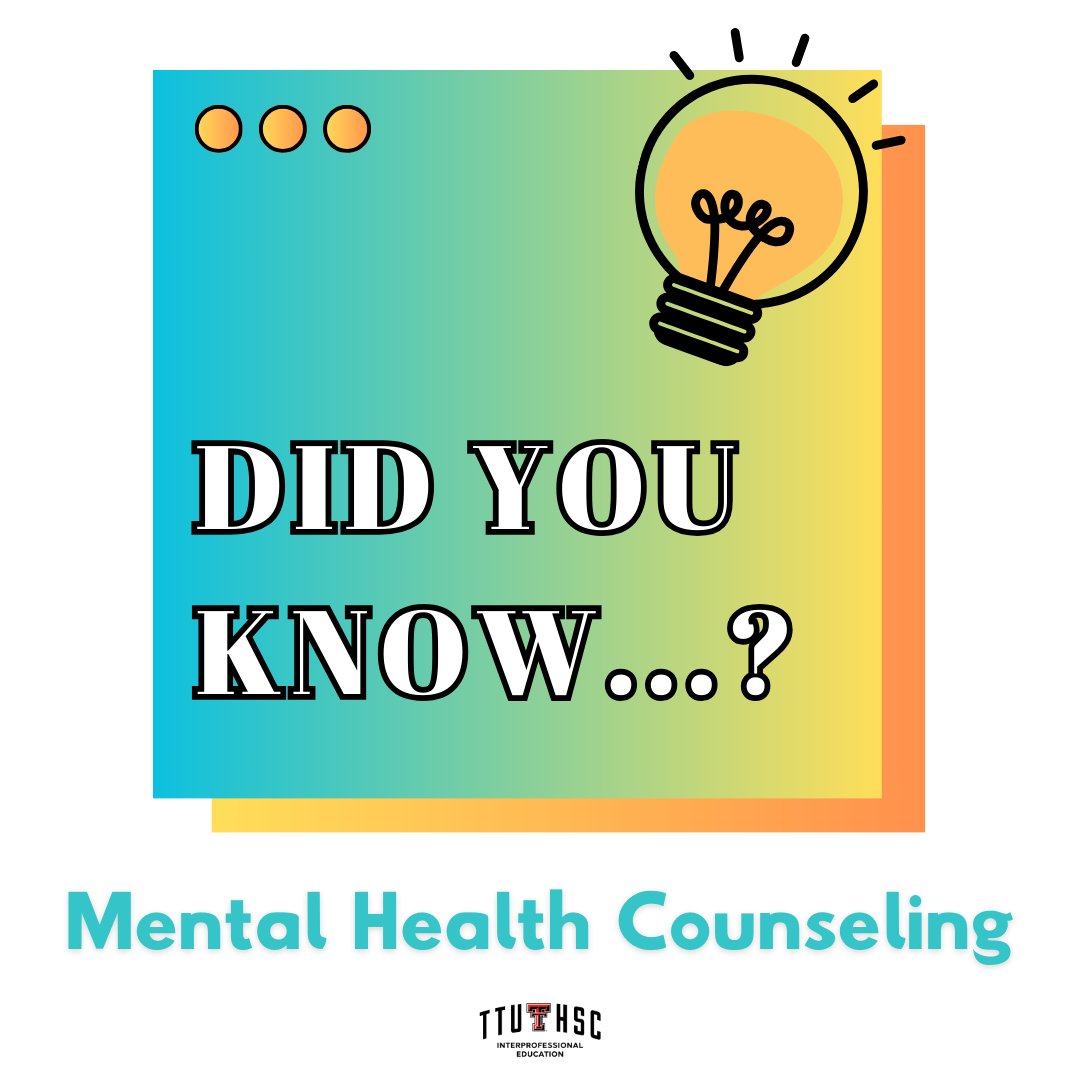 Mental Health Counselors provide treatment through a range of activities inclining individual & group counseling. Working with an interprofessional team they coordinate care to develop strategies to help clients return to optimal functioning & live as independently as possible
