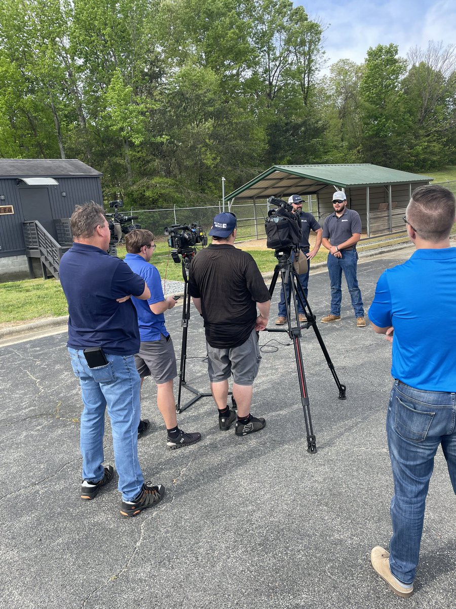 The first father/son @PiedmontNG rodeo team is getting interviewed in Greensboro ahead of the PNG rodeo next week. It’s Josh and Cole Leonard’s first time competing in the natural gas rodeo!