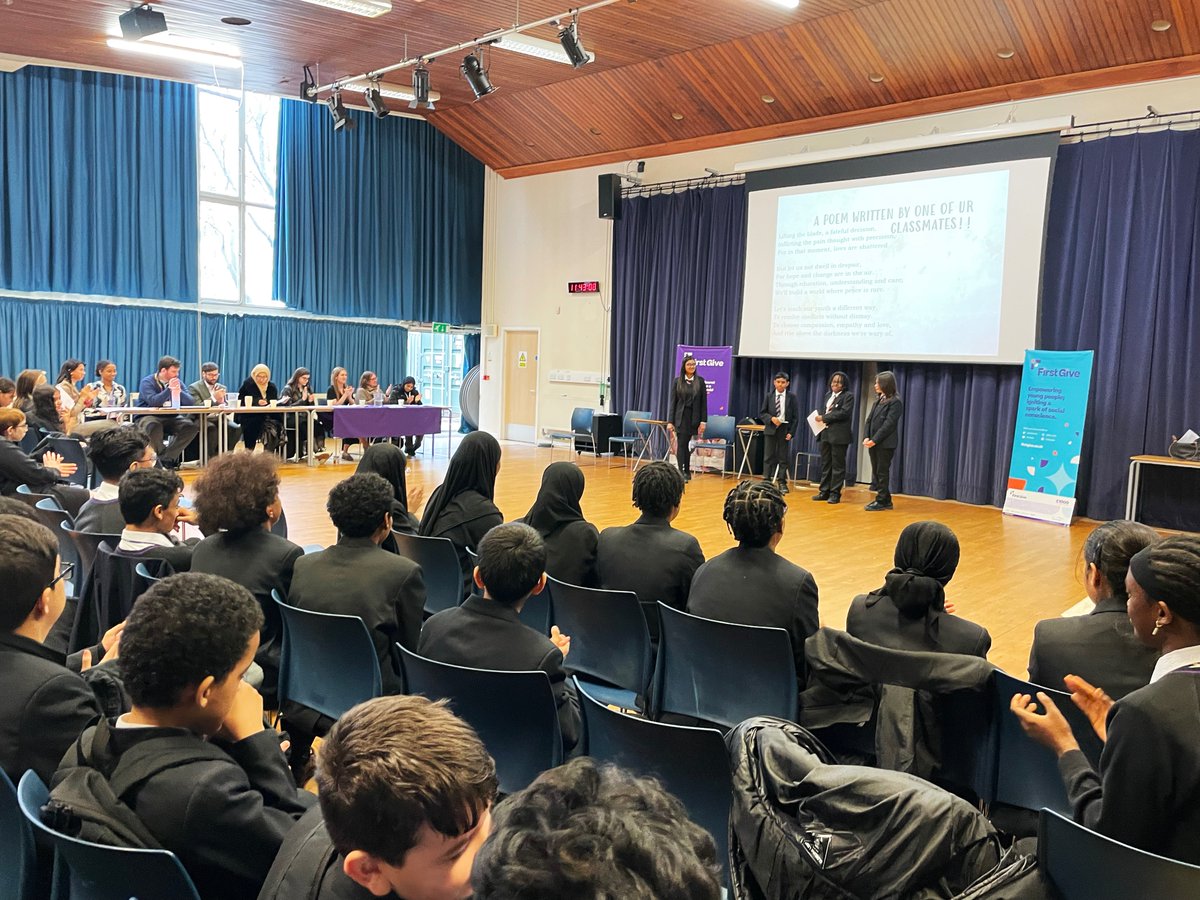 Interested in #SocialAction? Our incredible partner @FirstGiveUK have their School Finals this month at @reachfeltham, @stmarks_academy, @Caterham_Highand and @ArkAcademy. Teams of young people compete to win a £1,000 grant for the charity that they care about. Good luck! ⭐