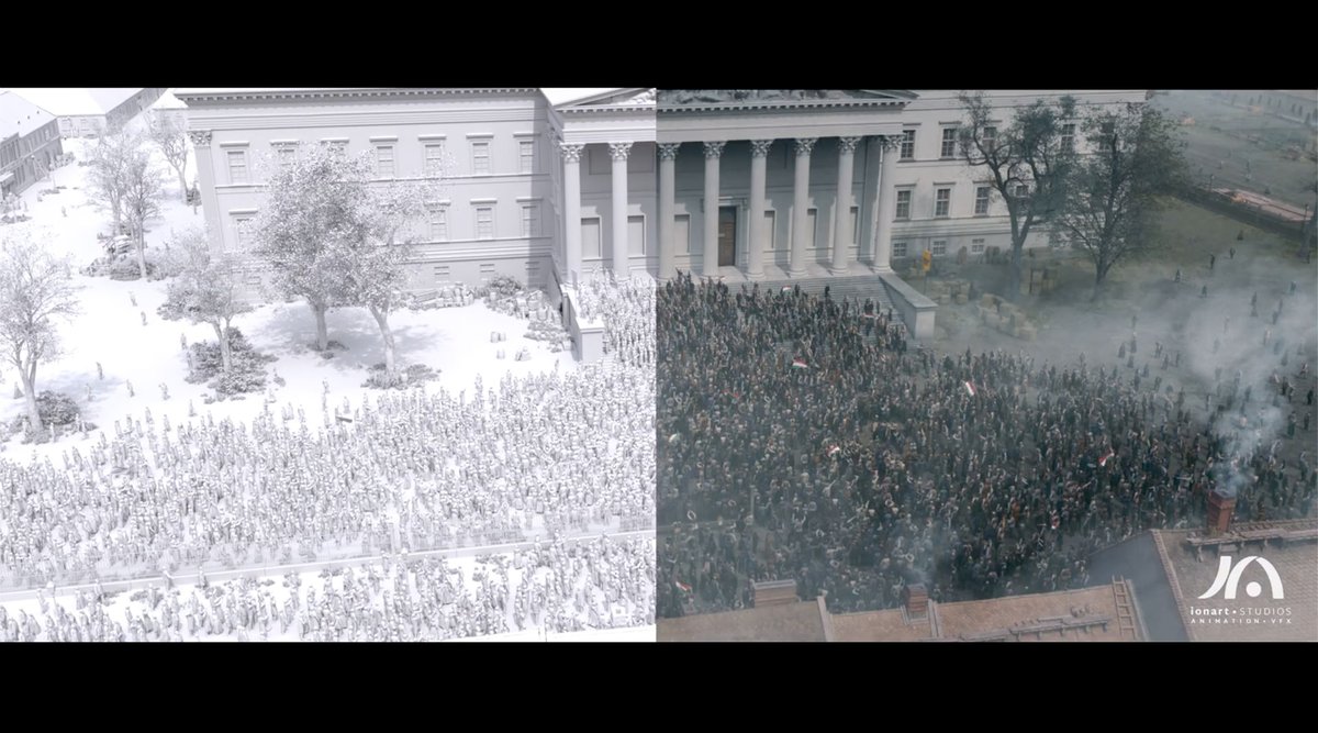 ArtofVFX's tweet photo. Transport yourself to the heart of the Hungarian Revolution with the #visualeffects made by @ionart_studio who has meticulously recreated the atmosphere and intensity of this historic event for the film #NoworNever!: https://t.co/b9brYhBuqD https://t.co/2kbdG5iO2h