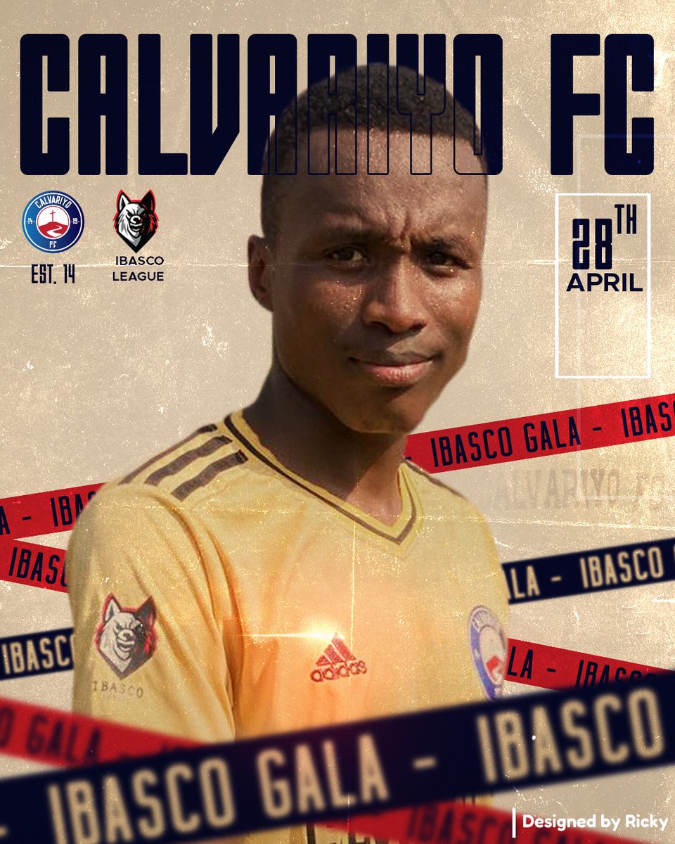 Calvariyo FC we ready for the pre #IBASCO LEAGUE GALLA Be there or be no where #28thApril #tuzeomukensi