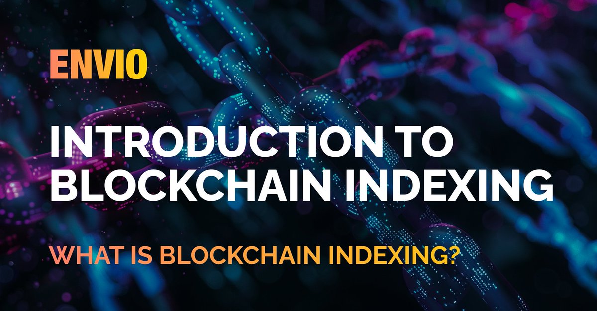 Welcome to Envio's 101 data indexing tutorials! ⚡ Learn the basics, set up your first indexer, query data, explore indexing dynamic contracts and handle complex tasks like finding tokens with the highest trading volume on platforms like @Uniswap.🦄 youtube.com/watch?v=cbiiWt…