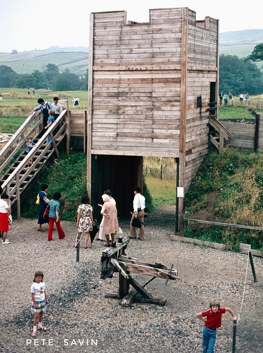 It’s been brought to my attention whilst digitising my dad’s slide collection that I’ve been visiting @VindolandaTrust for 50 years. Anyone remember the replica ballista? The red t shirt no longer fits either.