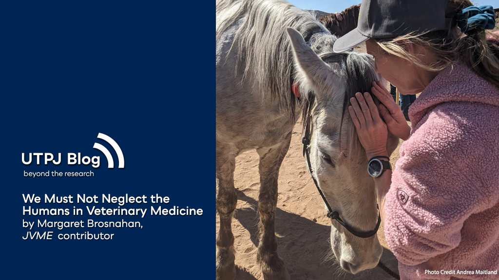 Margaret M. Brosnahan @ThatVetHumDVM from @MidwesternUniv highlights how literature and art can humanize #vet practice in a UTP blog post. Learn about narrative medicine and medical #humanities in vet education: bit.ly/JVMEmb

The article is #FreetoRead until Apr 19.