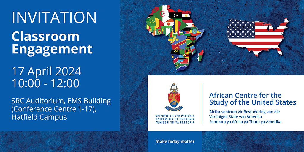 African Centre for study of the US, Uni Pretoria tweet media