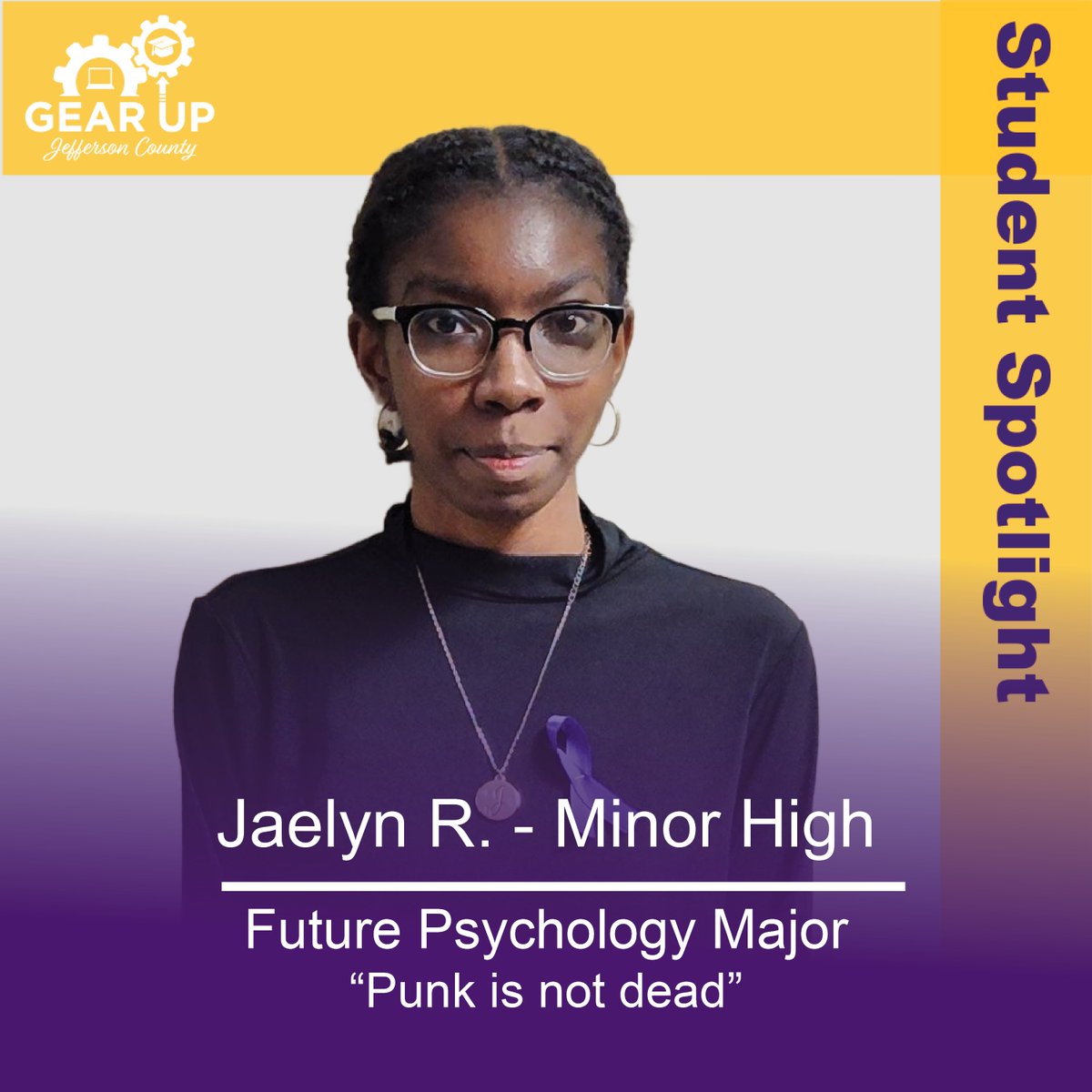 GEARUPJC's tweet photo. This week’s #StudentSpotlights are Gabrielle L. from Pinson Valley High and Jaelyn R. from Minor High.✨ #GEARUPJeffersonCounty #GEARUPWorks https://t.co/ojPeZh80gV