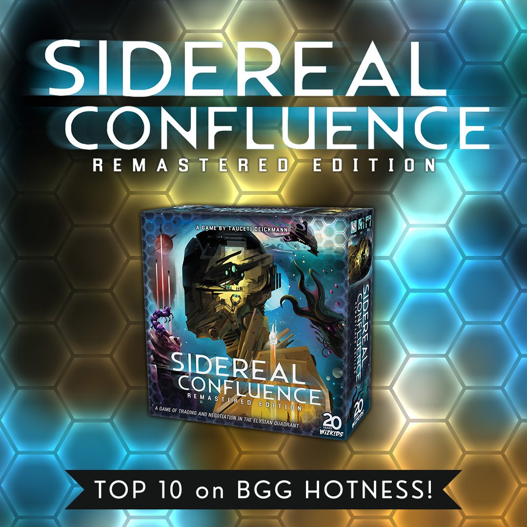 In case you missed it, Efka from No Pun Included listed his 'Top Ten Games of All Time,' and Sidereal Confluence is #1! 🏆 Check out what he has to say about this board game's gameplay: 📺 wizkids.io/SiderealConflu… Shop: wizkids.io/ShopSiderealCo…