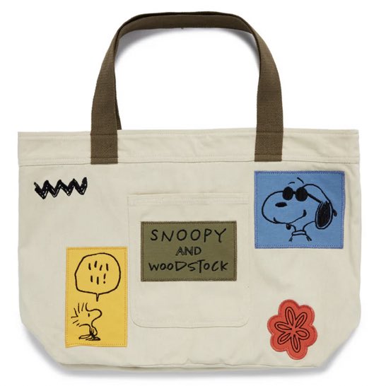 Snoopy item of the day: Snoopy and Woodstock tote bag from Samii Ryan