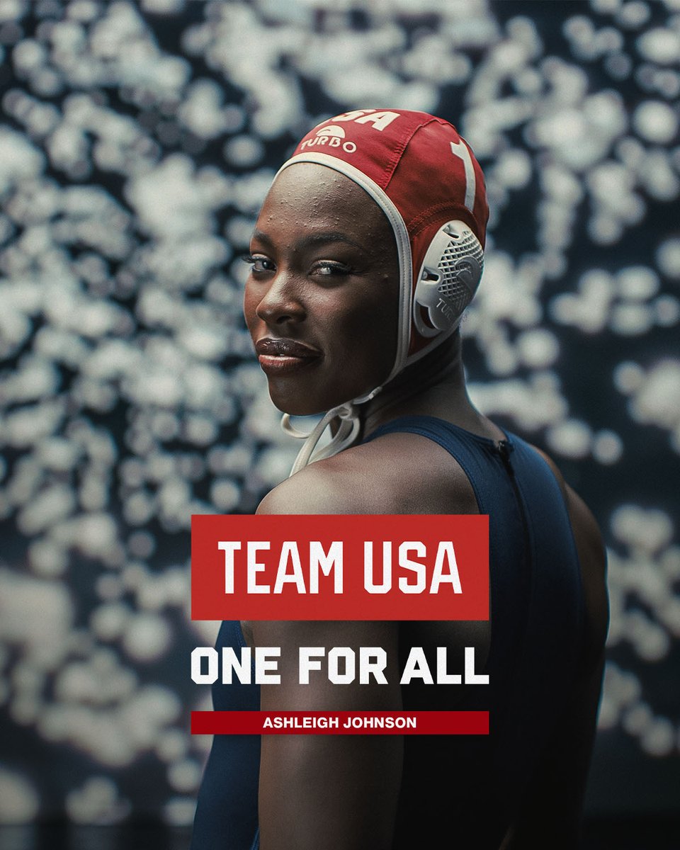 We 👀 you @theAshJohnson. @TeamUSA | #OneForAll